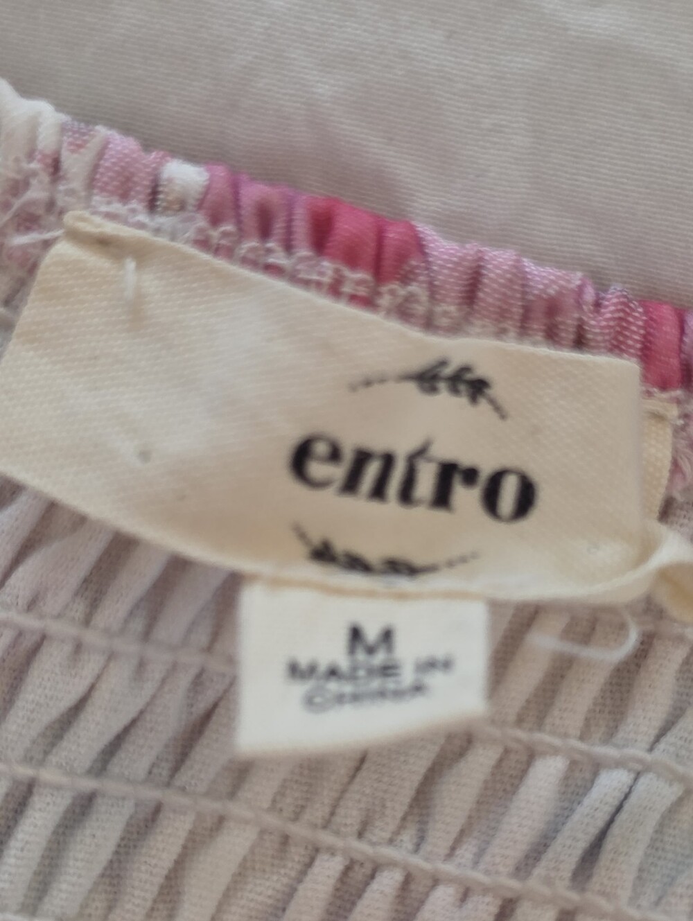 ENTRO Floral Puff Sleeve Square Neck Dress Medium - Picture 9 of 10